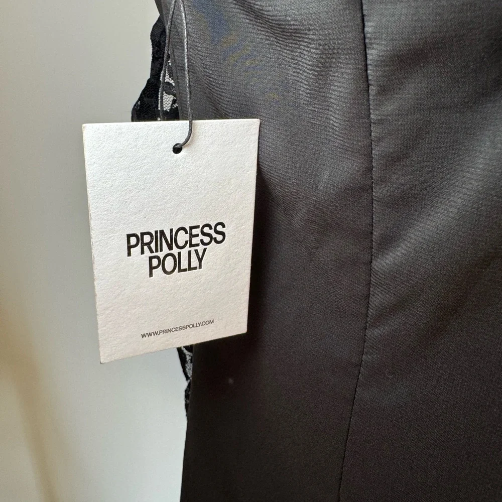 Princess Polly Black Lace Sleeve Dress - Picture 8 of 10